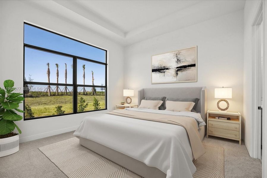 Furnished interior view inside a new home in , Port St. Lucie (Image 34).