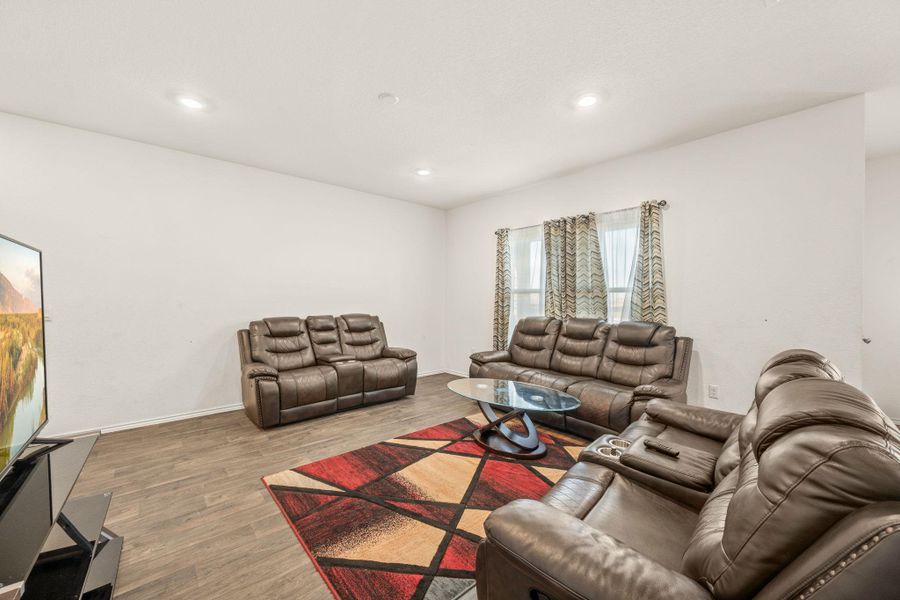 Furnished interior view inside a new home in Palomino, Manor (Image 6). Furnished interior view inside a new home in Palomino, Manor (Image 6).