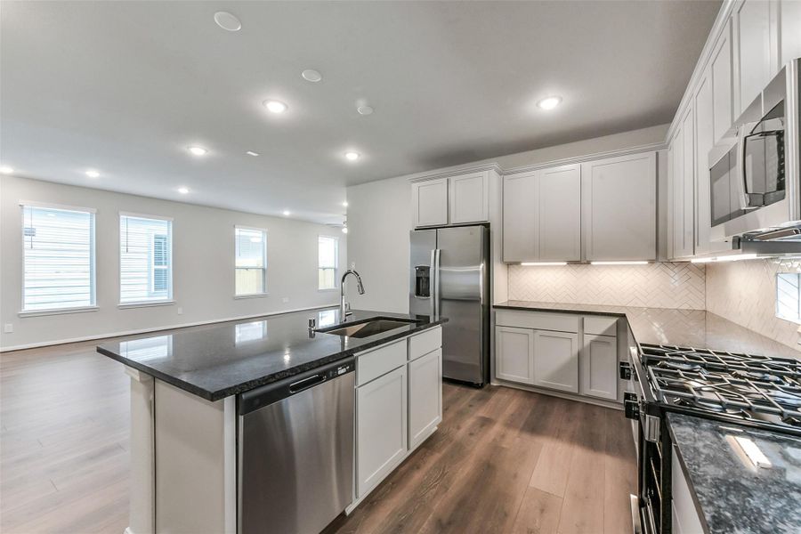 Furnished interior view inside a new home in , Houston (Image 13).