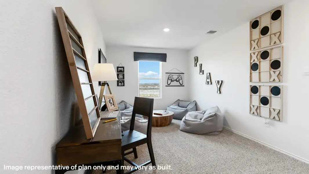 Furnished interior view inside a new home in Milo Farms, Needville (Image 11).
