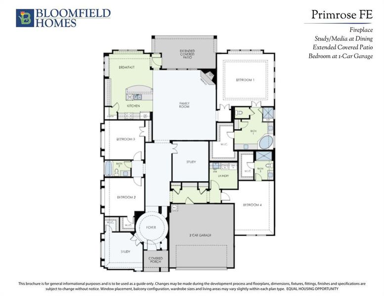 2D floor plan layout of this home in Sutton Fields, Celina, TX (Image 2). 2D floor plan layout of this home in Sutton Fields, Celina, TX (Image 2).