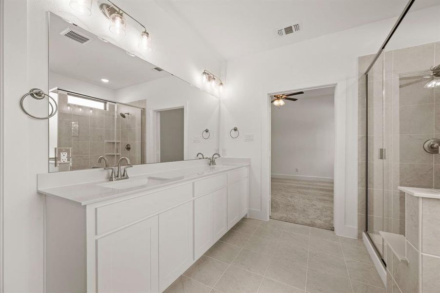 Furnished interior view inside a new home in Saddleback Estates, Boyd (Image 8).