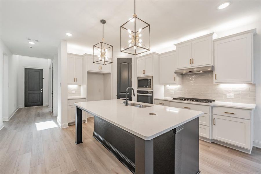 Furnished interior view inside a new home in Pecan Square, Northlake (Image 7).