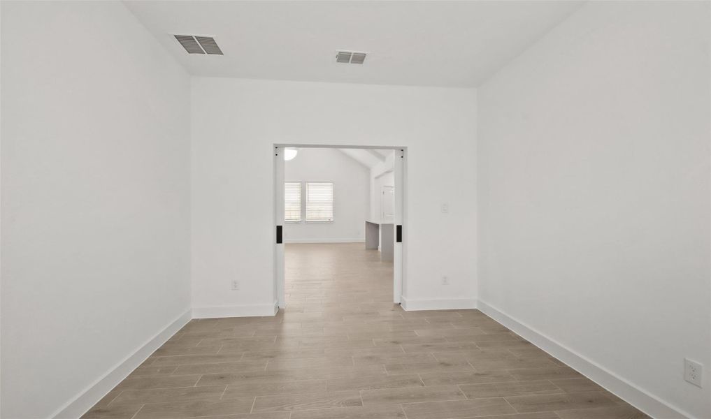 Private home office (*Photo not of actual home and used for illustration purposes only.)