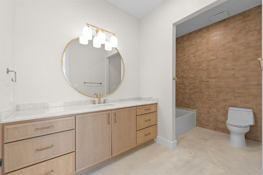 Furnished interior view inside a new home in , Godley (Image 12).