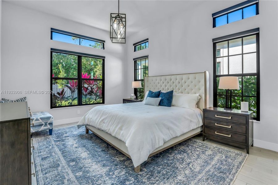 Furnished interior view inside a new home in , Parkland (Image 25).