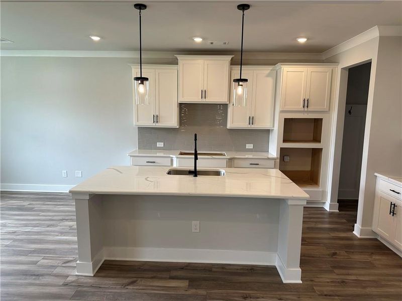 Furnished interior view inside a new home in Rosewood Lake Estates, Hoschton (Image 4).