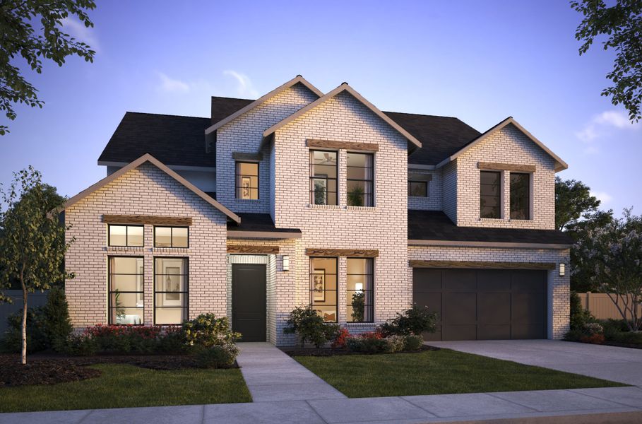 Representative exterior photo of a completed home built from the Madison II by Southgate Homes in Painted Tree 60' Series, McKinney, TX (Image 22).