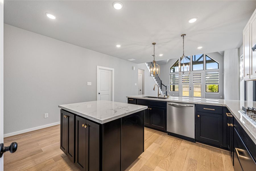 Furnished interior view inside a new home in , Cypress (Image 9).