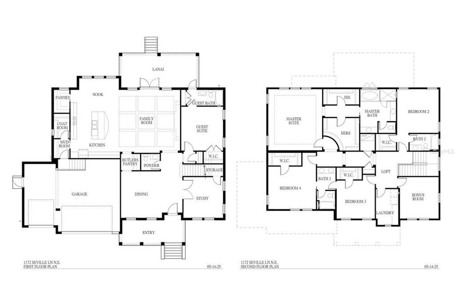 2D floor plan layout of this home in , St. Petersburg, FL (Image 3).
