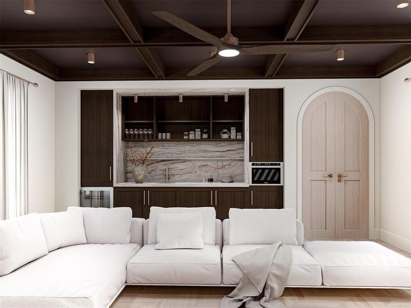 Furnished interior view inside a new home in , Dallas (Image 7).