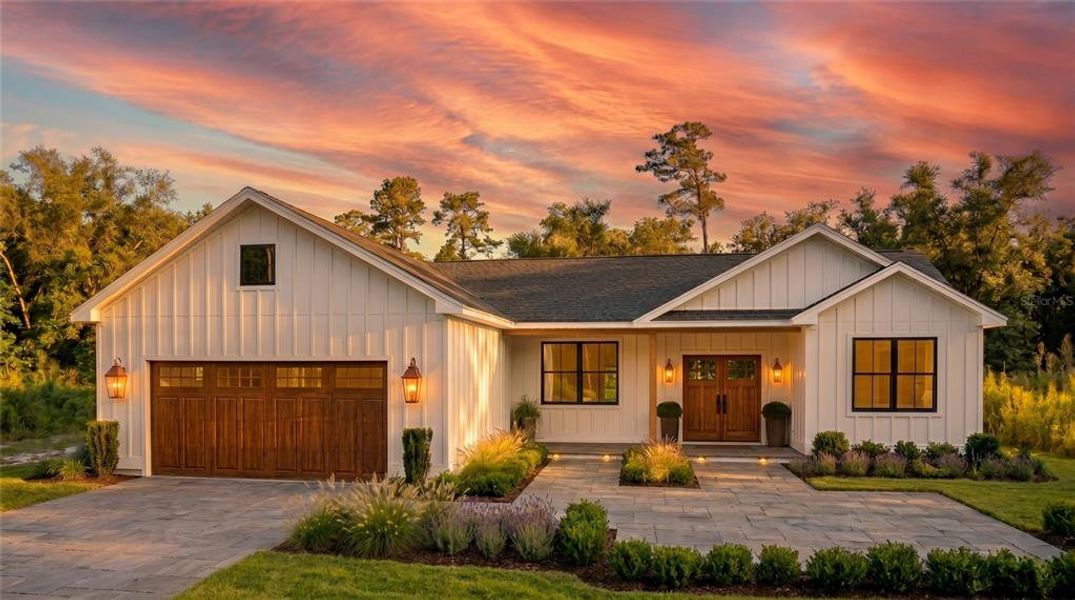 Front exterior of a new home in , Webster, FL, highlighting curb appeal (Image 2). Front exterior of a new home in , Webster, FL, highlighting curb appeal (Image 2).