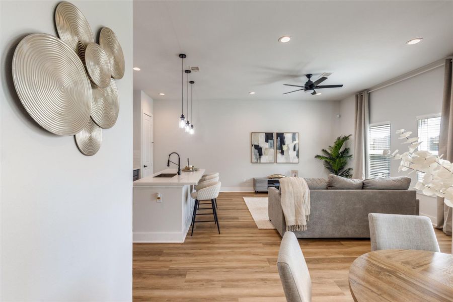 Furnished interior view inside a new home in , Houston (Image 4).