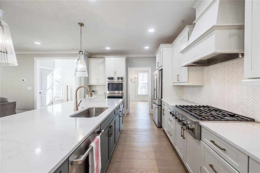 Furnished interior view inside a new home in , Powder Springs (Image 12).
