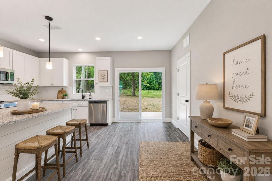 Furnished interior view inside a new home in , Kings Mountain (Image 11).