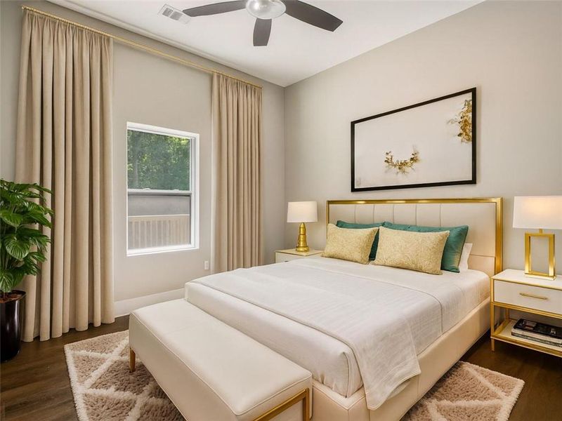 Furnished interior view inside a new home in , Mableton (Image 11).