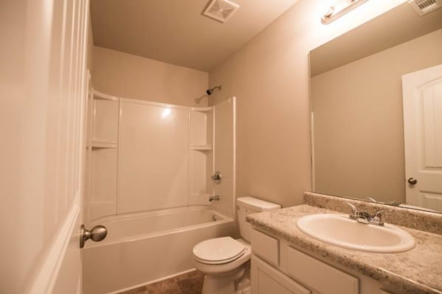 Representative furnished interior of a home built from the Glade by Piedmont Residential in Meadowyn, Cartersville (Image 10).