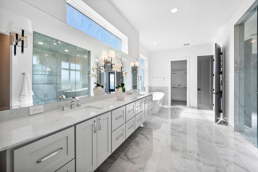 Furnished interior view inside a new home in The Highlands, Northlake (Image 15).