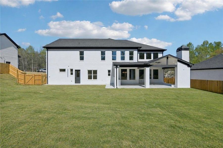 Exterior details and patio area of a home in , Grayson (Image 26).