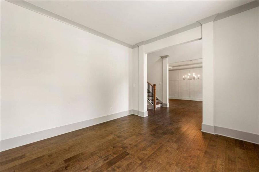 Spacious, unfurnished interior of a new home in Steeplechase, Hoschton (Image 33).