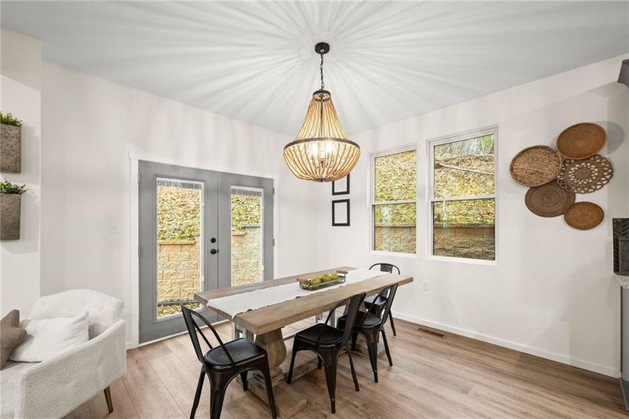 Furnished interior view inside a new home in , Dahlonega (Image 8).