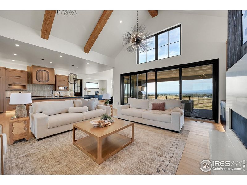 Furnished interior view inside a new home in , Fort Collins (Image 34).