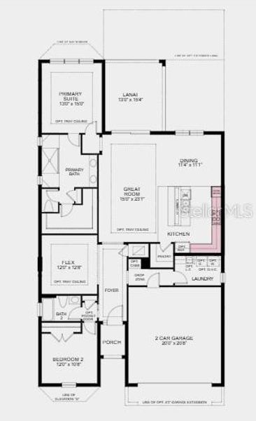 2D floor plan layout of this home in Esplanade at Westview, Kissimmee, FL (Image 3). 2D floor plan layout of this home in Esplanade at Westview, Kissimmee, FL (Image 3).