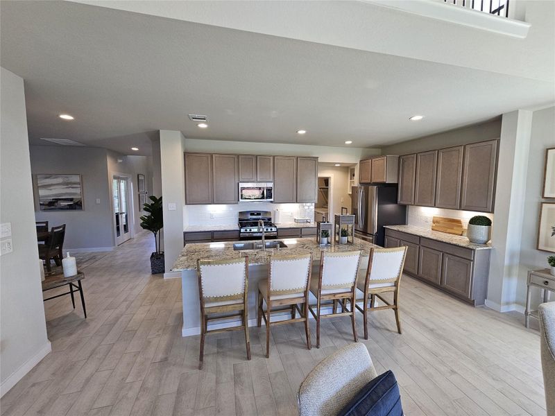 Furnished interior view inside a new home in Sunterra, Katy (Image 3). Furnished interior view inside a new home in Sunterra, Katy (Image 3).