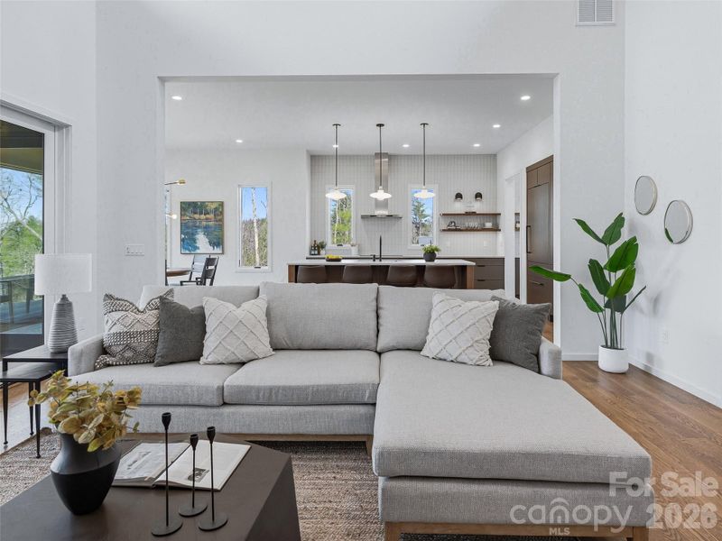 Furnished interior view inside a new home in , Asheville (Image 11).