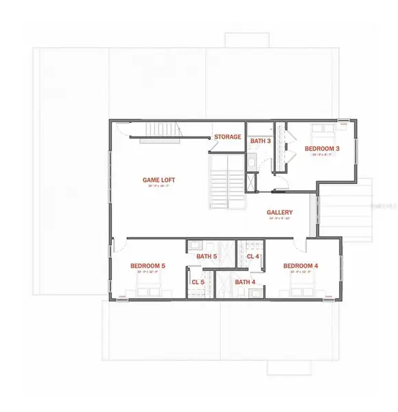 2D floor plan layout of this home in , Winter Park, FL (Image 3).