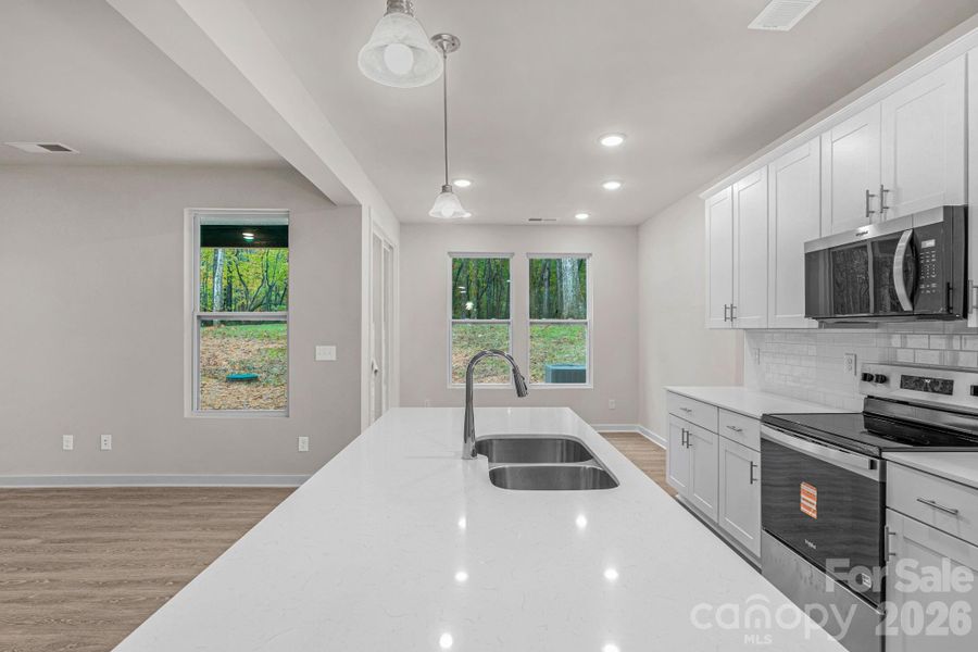 Furnished interior view inside a new home in , Monroe (Image 7).