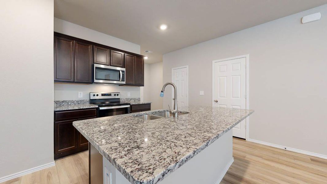 Furnished interior view inside a new home in Turnbo Ranch, Killeen (Image 10).