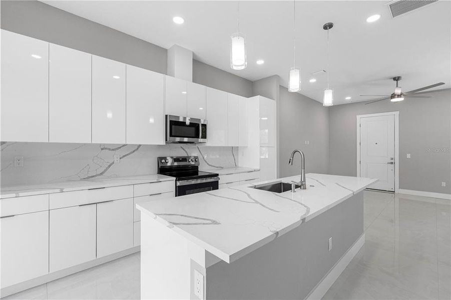 Furnished interior view inside a new home in , Tampa (Image 17).