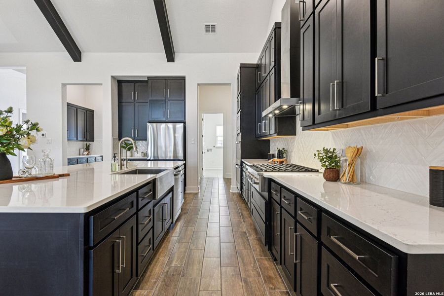 Furnished interior view inside a new home in Waldsanger, New Braunfels (Image 39).