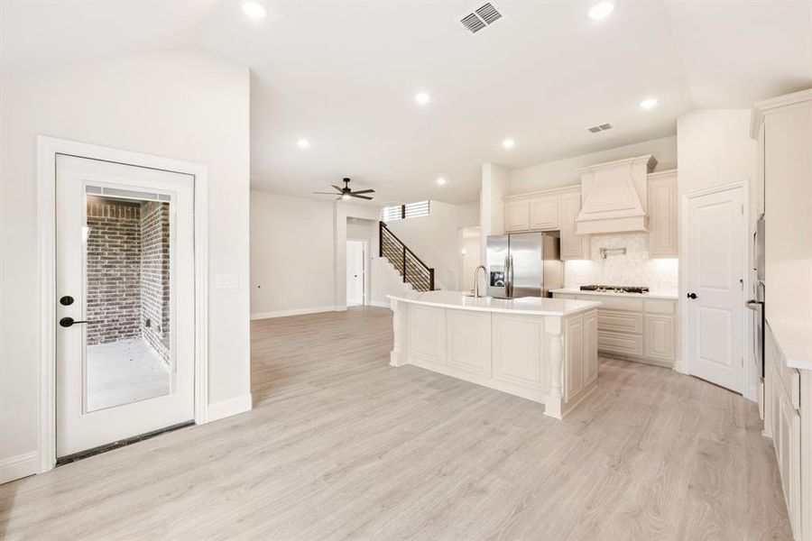 Furnished interior view inside a new home in West Crossing, Anna (Image 10). Furnished interior view inside a new home in West Crossing, Anna (Image 10).