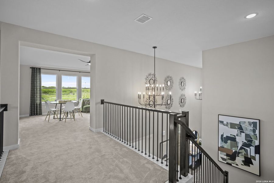 Furnished interior view inside a new home in The Parklands, Schertz (Image 24). Furnished interior view inside a new home in The Parklands, Schertz (Image 24).