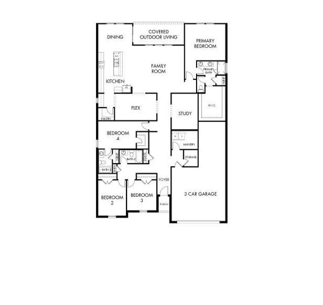 2D floor plan layout of this home in Windmore, Princeton, TX (Image 2). 2D floor plan layout of this home in Windmore, Princeton, TX (Image 2).