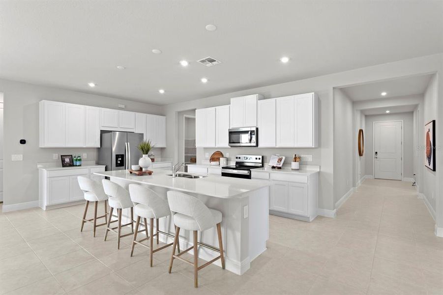 Furnished interior view inside a new home in Windwater, Parrish (Image 10).