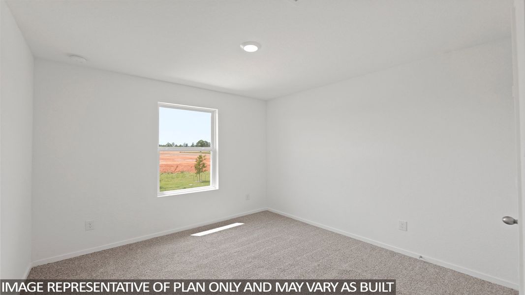 Representative unfurnished interior of a home built from the Davis by D.R. Horton in Mill Creek, Magnolia (Image 11).