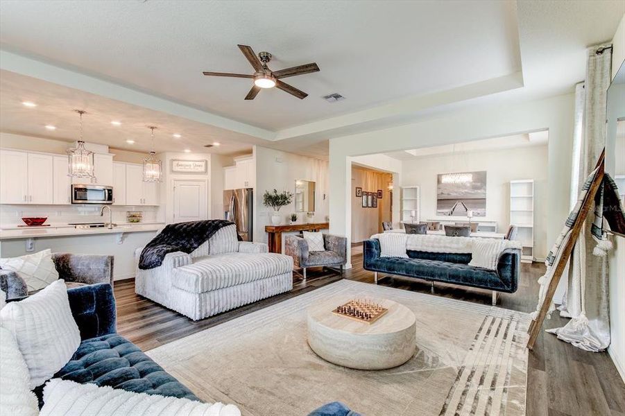 Furnished interior view inside a new home in Archers Mill, Ormond Beach (Image 21).