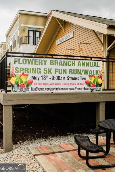 Front exterior of a new home in Ponderosa Farms Manor, Gainesville, GA, highlighting curb appeal (Image 39).