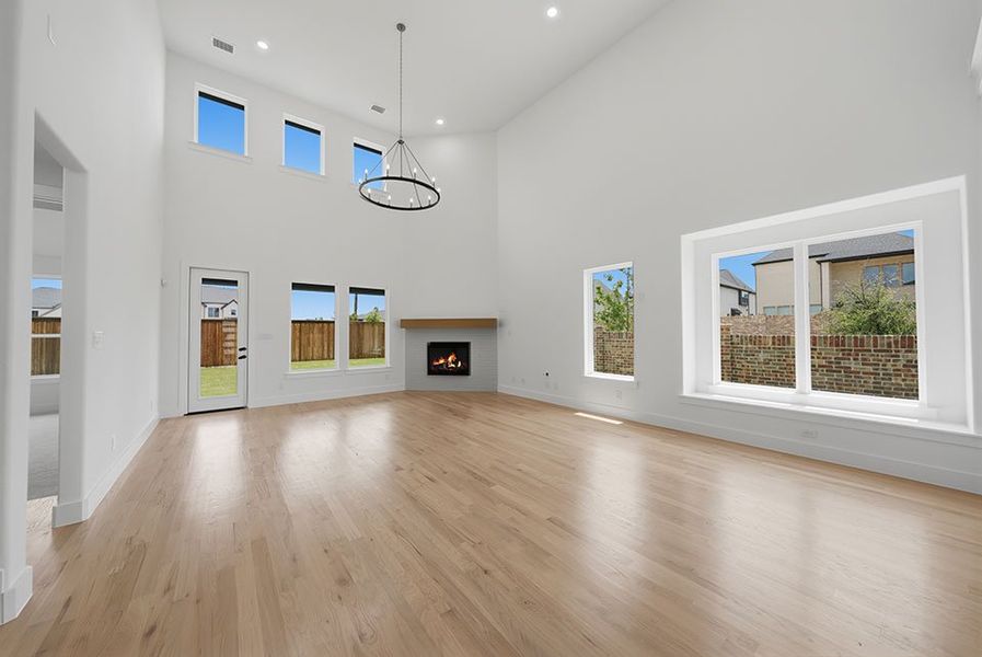 Spacious, unfurnished interior of a new home in Estates at Rockhill, Frisco (Image 29).
