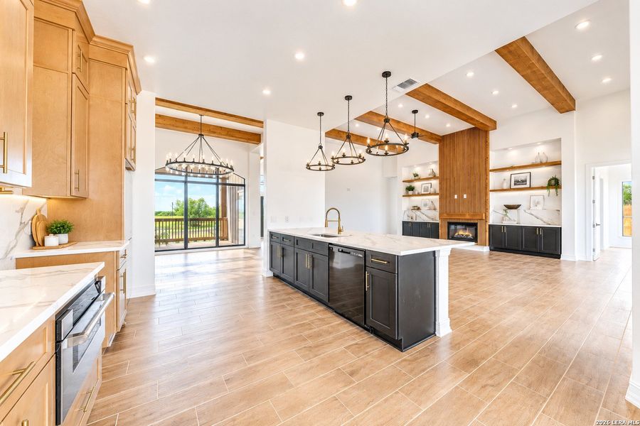 Furnished interior view inside a new home in , Floresville (Image 6).