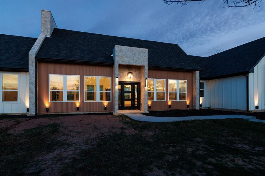 Exterior details and patio area of a home in , Joshua (Image 4).
