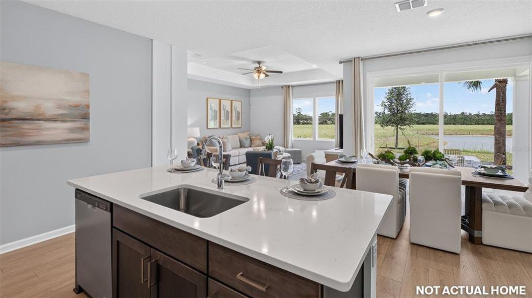 Furnished interior view inside a new home in Sawmill Branch, Palm Coast (Image 16).