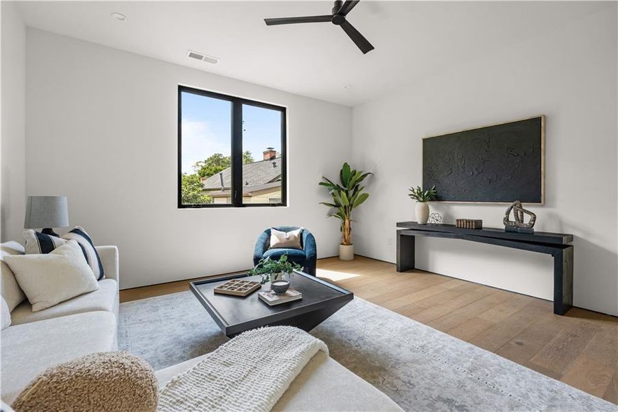 Furnished interior view inside a new home in , Decatur (Image 38).
