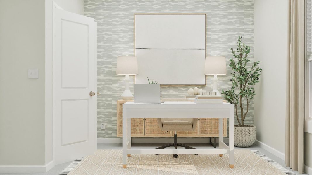 Furnished interior view inside a new home in , Summerville (Image 6). Furnished interior view inside a new home in , Summerville (Image 6).