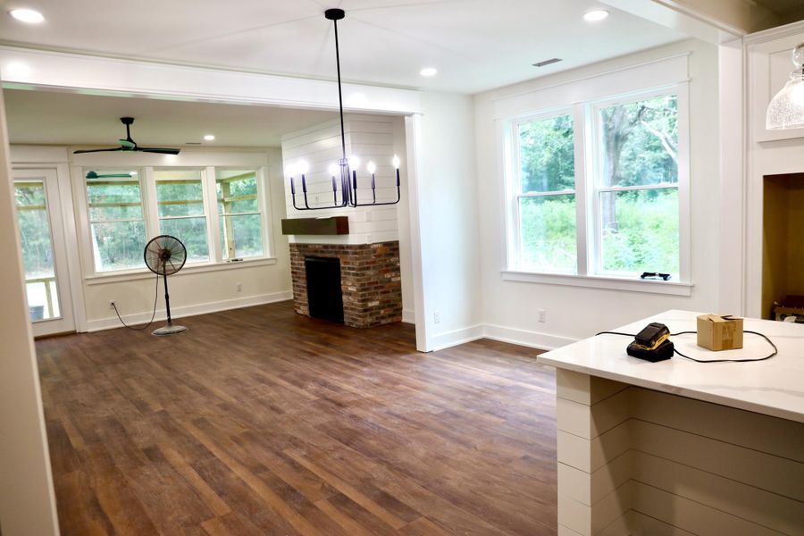 Furnished interior view inside a new home in , Awendaw (Image 4). Furnished interior view inside a new home in , Awendaw (Image 4).