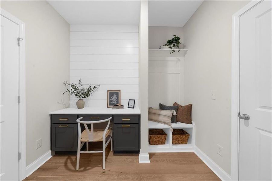 Furnished interior view inside a new home in , Flowery Branch (Image 25).