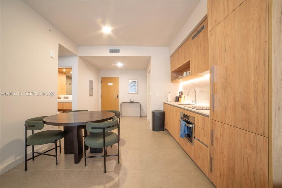 Furnished interior view inside a new home in , Miami (Image 3).